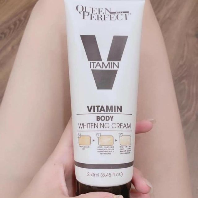 [Siêu hot] Kem body sữa Queen perfect siêu trắng da, chống nắng 250g | BigBuy360 - bigbuy360.vn