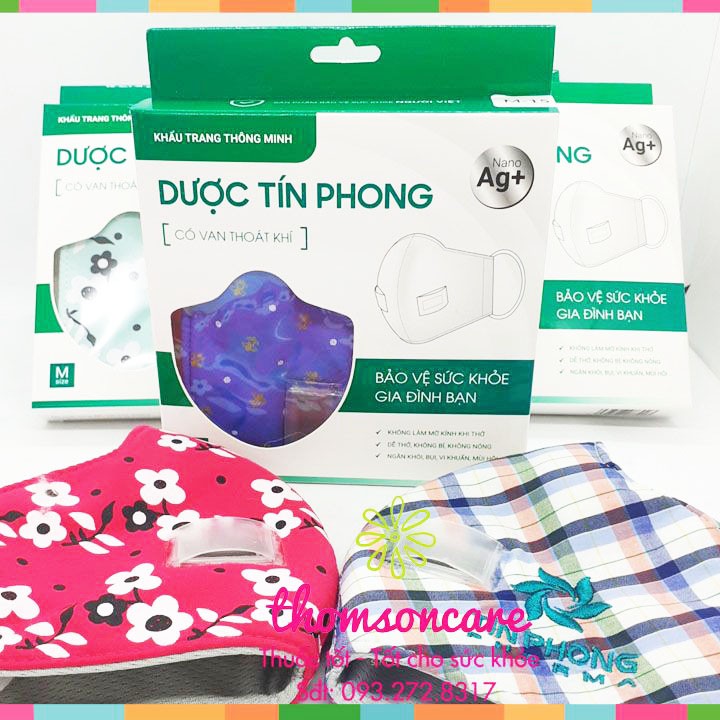 Khẩu trang vải có van thoát khí và đệm mũi, dễ thở, kháng khuẩn y tế từ Nano bạc Safee | BigBuy360 - bigbuy360.vn
