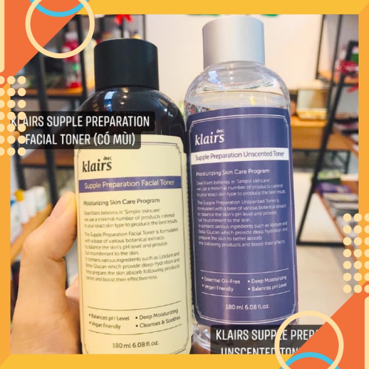 Nước hoa hồng Klairs dưỡng ẩm cho da nhạy cảm Dear Klairs Supple Preparation Toner [ Chính - Hãng ] | BigBuy360 - bigbuy360.vn