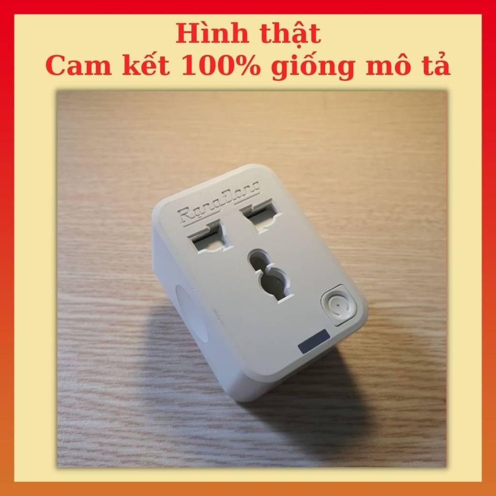 Ổ Cắm Thông Minh Wifi Rạng Đông 16A - 3500W - Chức Năng Hẹn Giờ, Điều Khiển Từ Xa - Bảo Hành 1 Năm