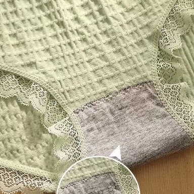 quần lót nữ cotton vải mềm viền ren ôm bụng nâng mông KIMCHIBIKINI chíp thông hơi kháng khuẩn co giãn 4 chiều QL005