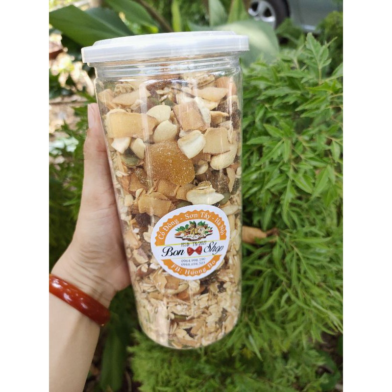 1KG NGŨ CỐC GIẢM CÂN GRANOLA GIẢM CÂN SIÊU NHIỀU HẠT