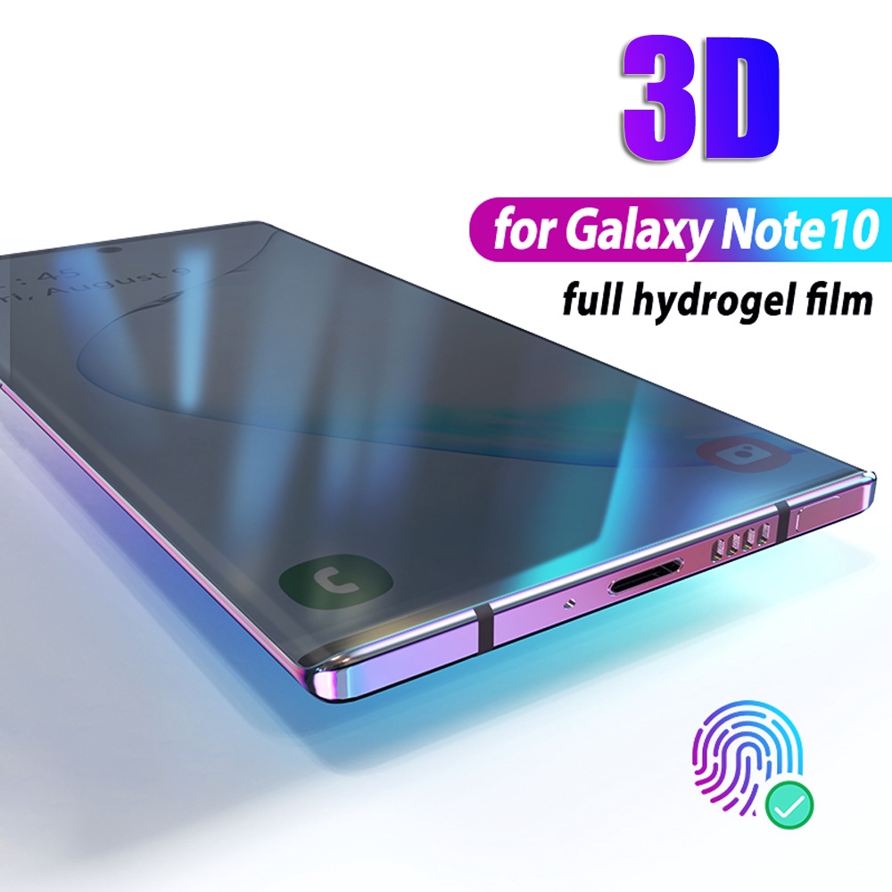 Miếng dán màn hình bằng TPU mềm siêu mỏng 3D HD cho Samsung Galaxy Note 10 / 10+ Plus