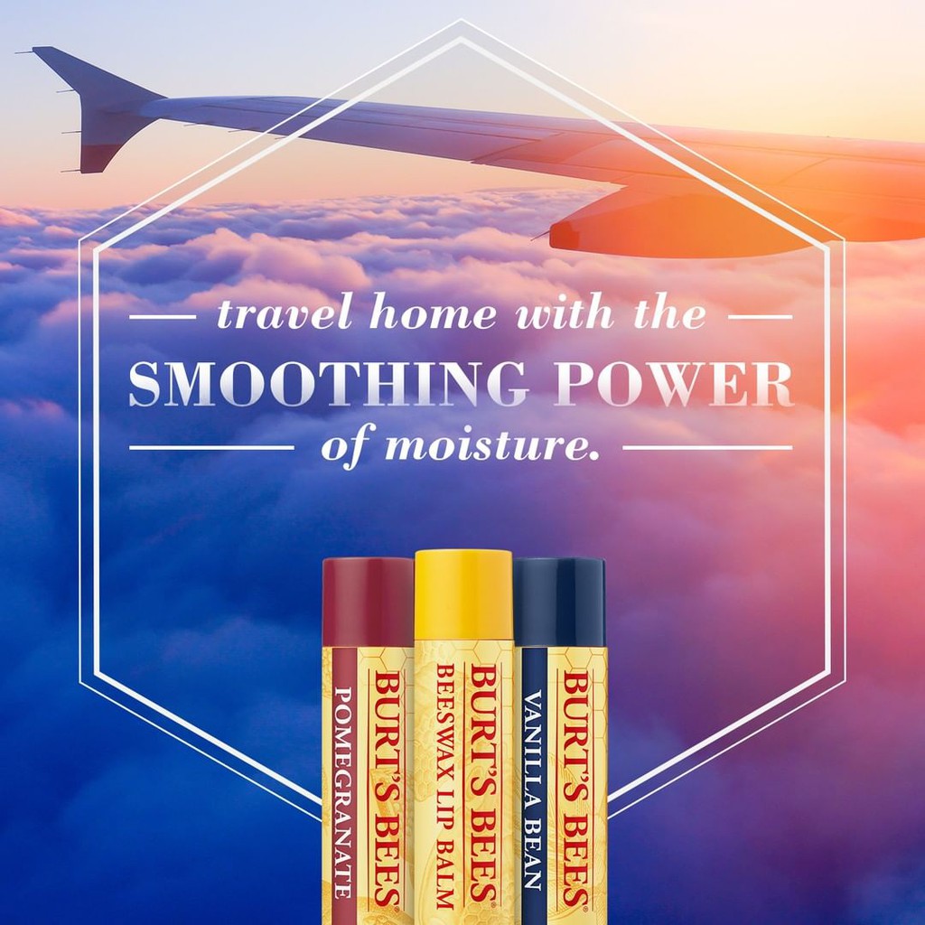 💋 Burt Bee Son Dưỡng Môi Sáp Ong 100% Thiên Nhiên Burts Bees Lip Balm 💋