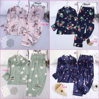 Pijama Lụa Cao Cấp Dài Tay Y2 * 🎁 ཾ