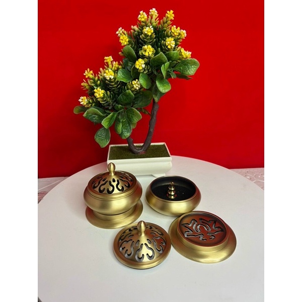 Lư xông trầm hương hàng đẹp nặng nhiều mẫu đốt trầm bằng đồng