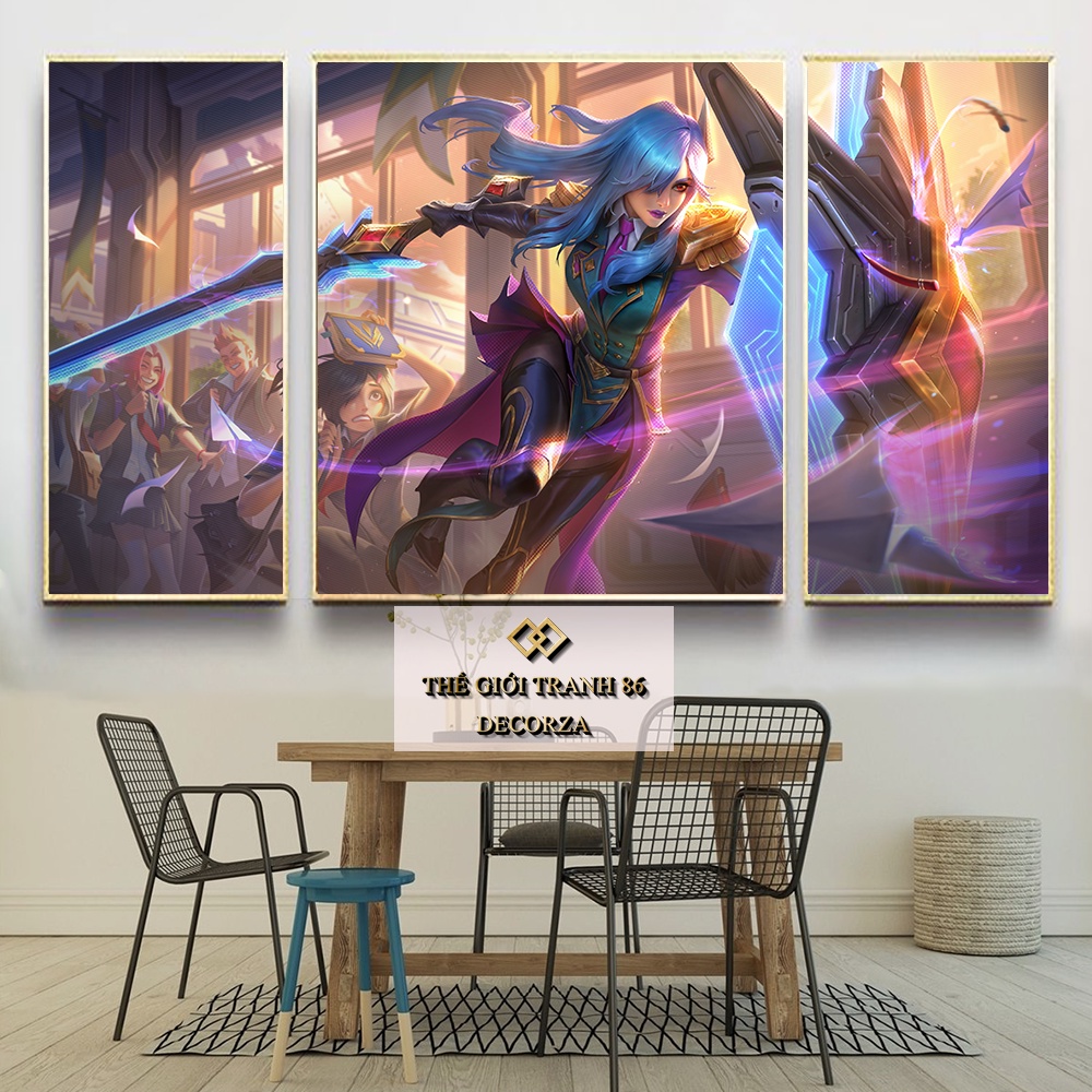 Liên Minh Huyền Thoại 12  Tranh canvas treo tường,decor in ảnh, in hình theo yêu cầu