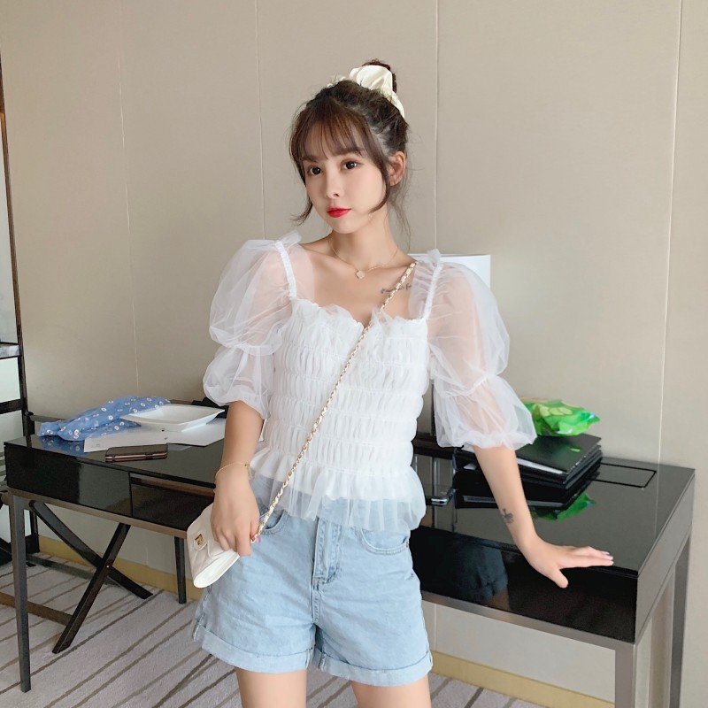 LEEVA - Áo voan 2 lớp Princess Girl A008