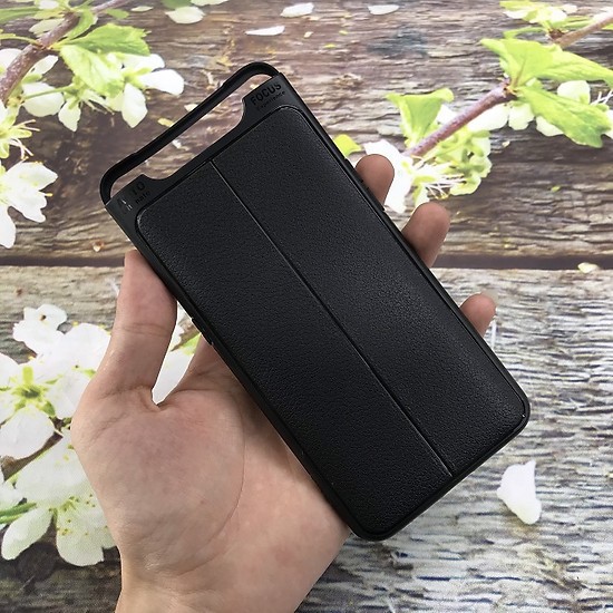 Ốp lưng dẻo vân da Auto Focus cho Galaxy A80/A90