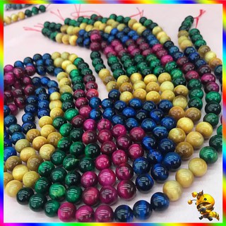 Hạt Đá Phong Thủy Làm Vòng Tay Hand Made 10mm - 12mm - Đủ Mệnh Kim Mộc Thủy Hỏa Thổ