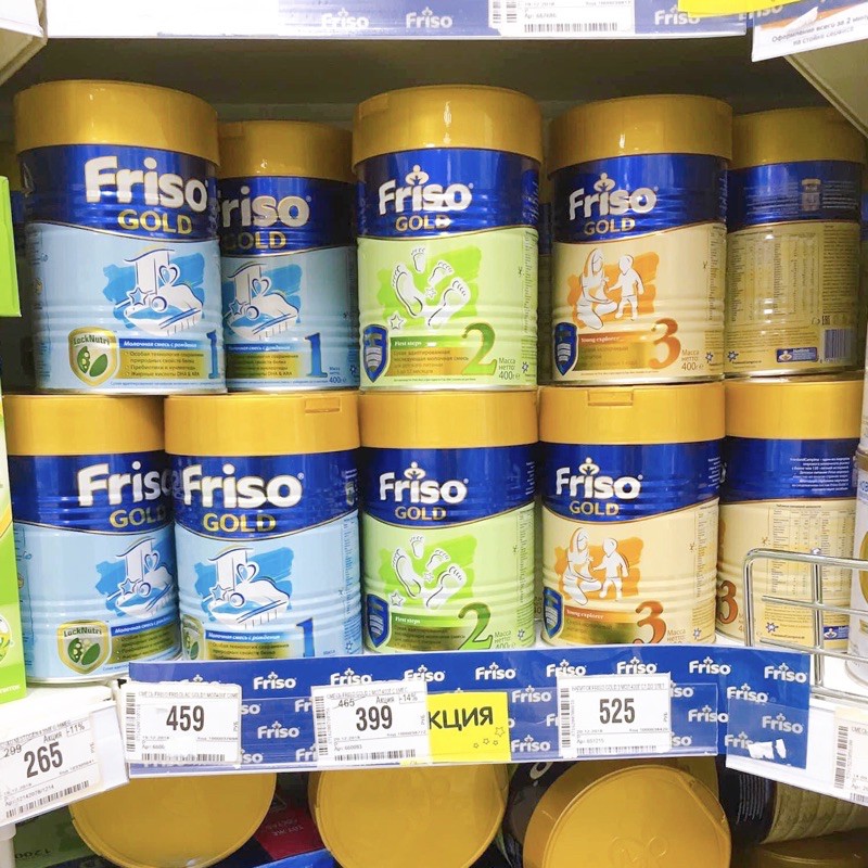 (Date mới 22) Sữa bột Friso Gold Nga 800g số 1 - 2 - 3