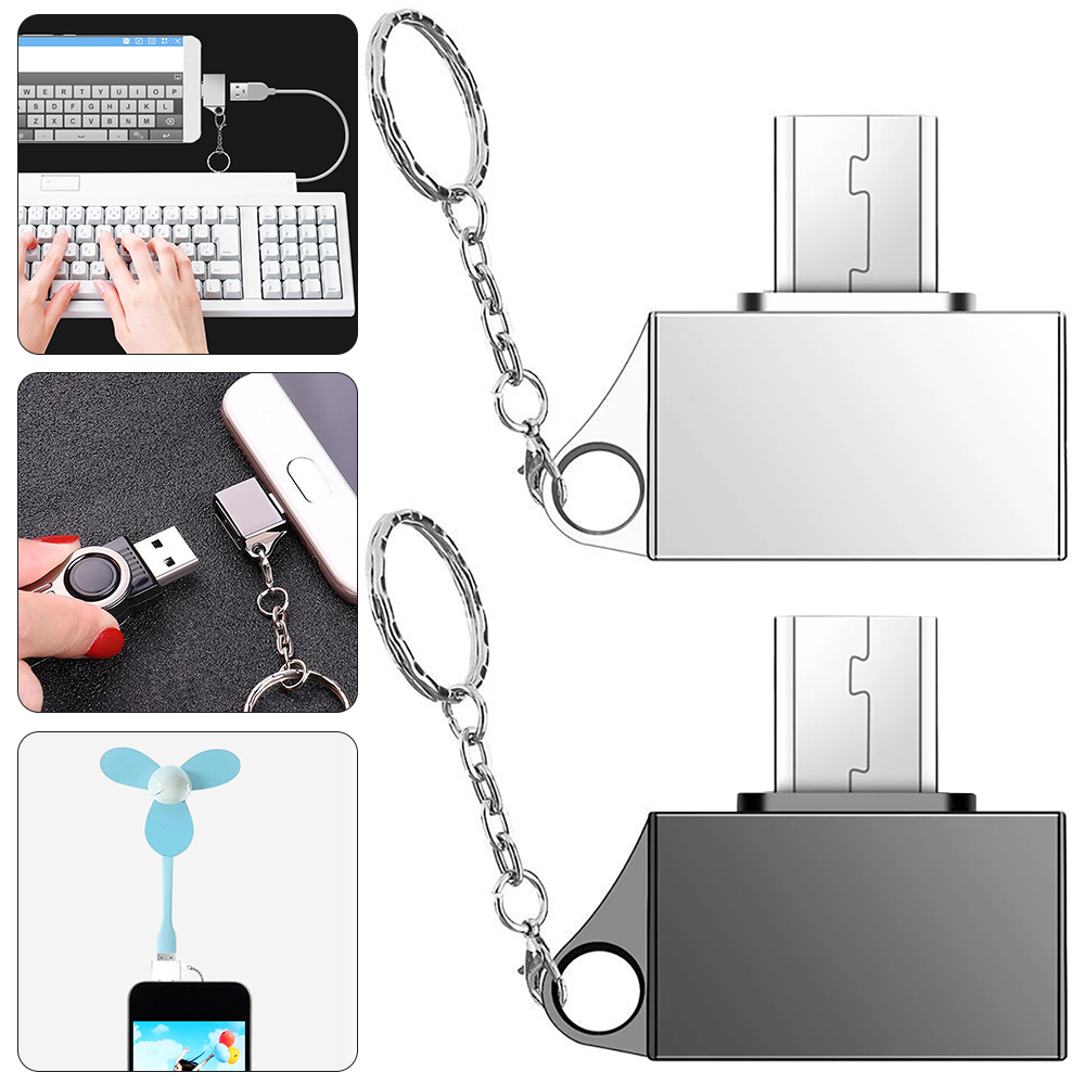 Đầu Chuyển Đổi Micro Usb Otg Có Móc Khóa