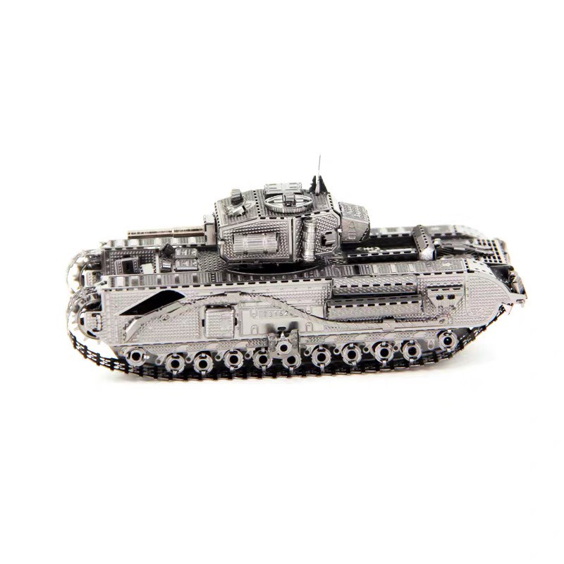 Mô hình 3D kim loại lắp ráp xe tăng Churchill