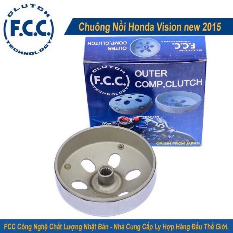 Bộ nồi Honda Vision chính hãng FCC/ Bộ côn sau Honda Vision
