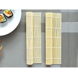 Dụng cụ cuộn sushi bằng gỗ tre