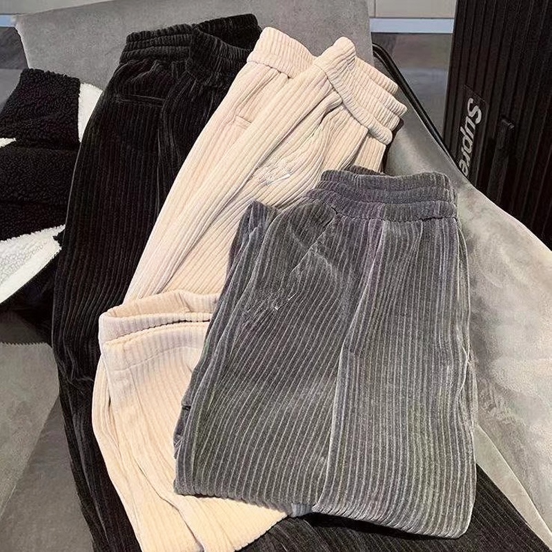 Quần ống rộng thời trang Hàn Quốc cho nam và nữ