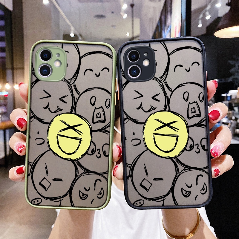 Ốp Điện Thoại Cứng Viền Vuông Bằng Silicon Mềm Mặt Nhám Cho Samsung galaxy J8 2018