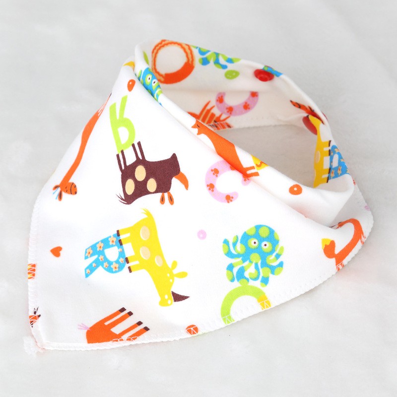 Set 5 Yếm Cotton 2 Lớp cho bé Jasmine Baby nhiều màu