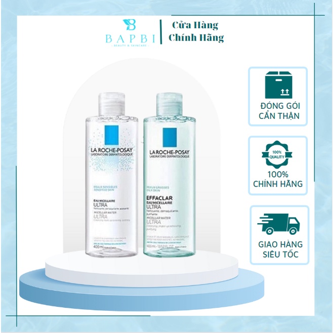 Nước tẩy trang La roche Posay cho da nhạy cảm 400ml