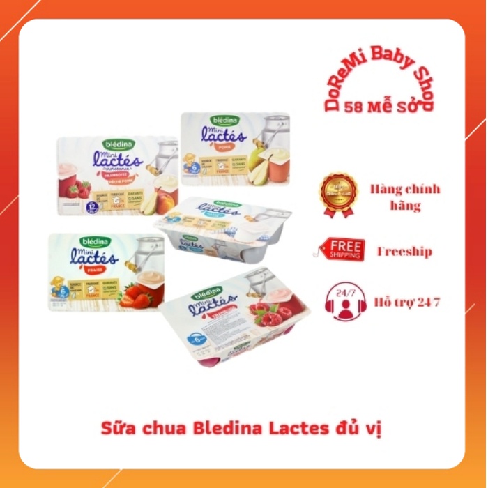 Sữa chua Bledina Pháp đủ vị