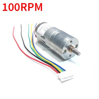 Gear Motor Encoder 100RPM GM25-370