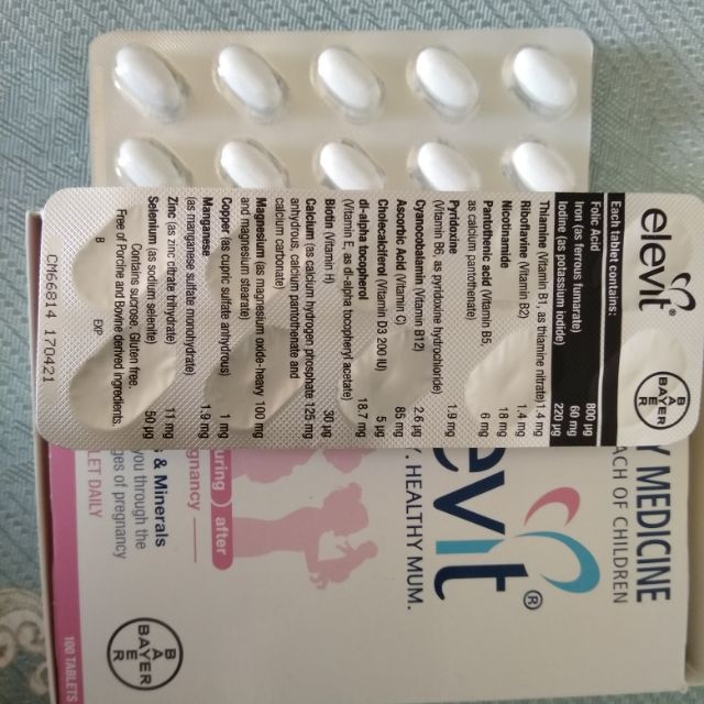 Elevit Úc bayer