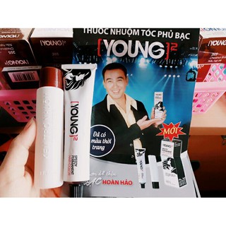 Thuốc nhuộm tóc Young phủ bạc đủ màu 2x60g