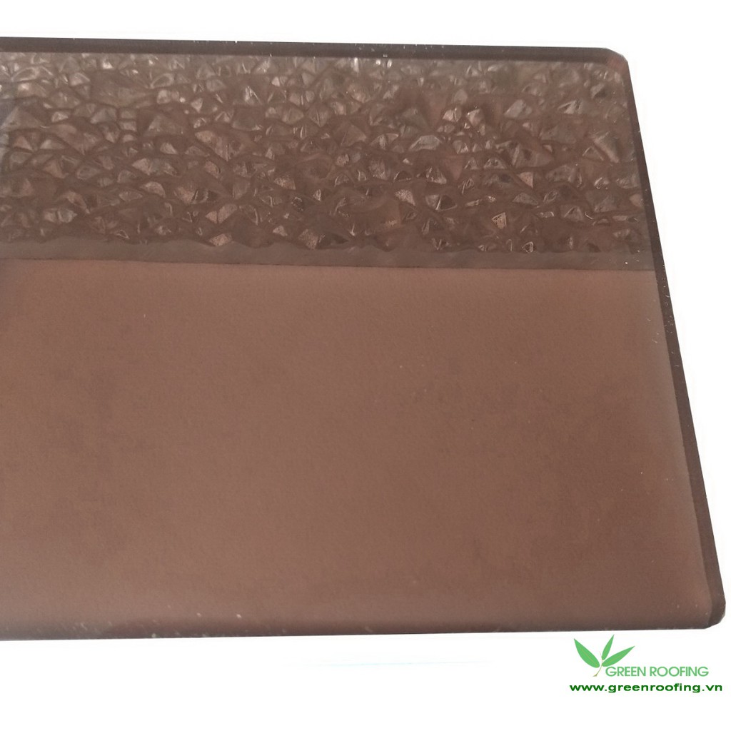 Tấm nhựa Polycarbonate chống va đập trong suốt dày 4.5mm/ m2 Hàn Quốc kích thước 60cm x 50cm