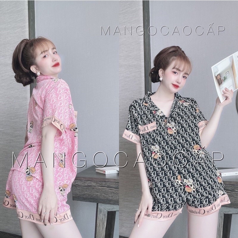 Đồ bộ Lụa Mango cao cấp 50-100kg chất siêu mịn