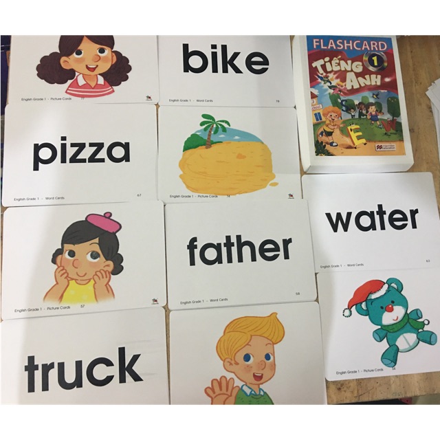 Flash Card Tiếng Anh Lớp 1 BGD