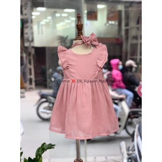 Váy công chúa kèm nơ hồng HM