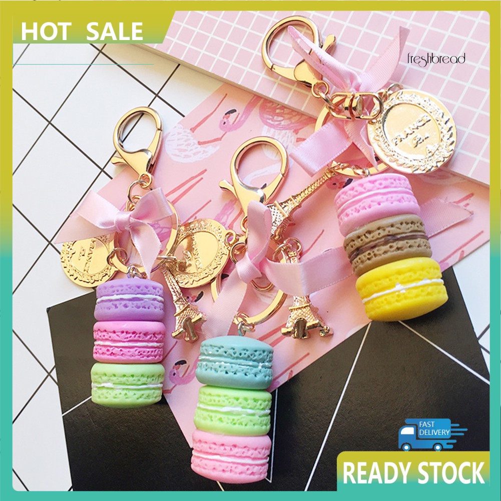 Móc Khóa Hình Bánh Macaron