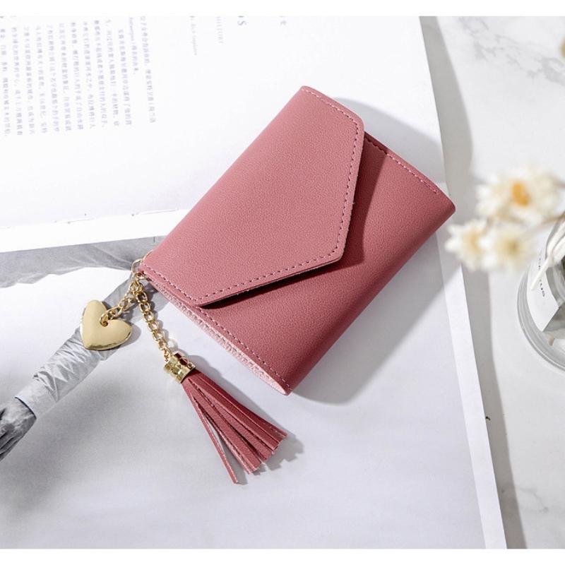 Ví nữ cute đẹp nhỏ gọn cầm tay cao cấp nhiều ngăn giá rẻ bỏ túi da PU OLUKA STORE VN045