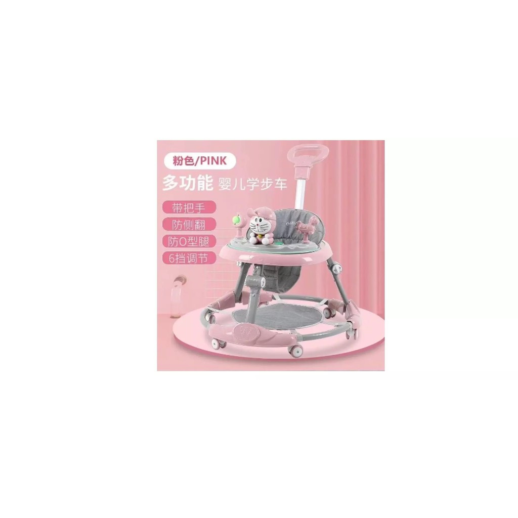 Xe Tròn Tập Đi Đa Chức Năng - Xe Tròn Tập Đi Cho Bé Có Hình DOREMON - XE THỎ - NHỰA XE CỨNG CHẮC CHẮN