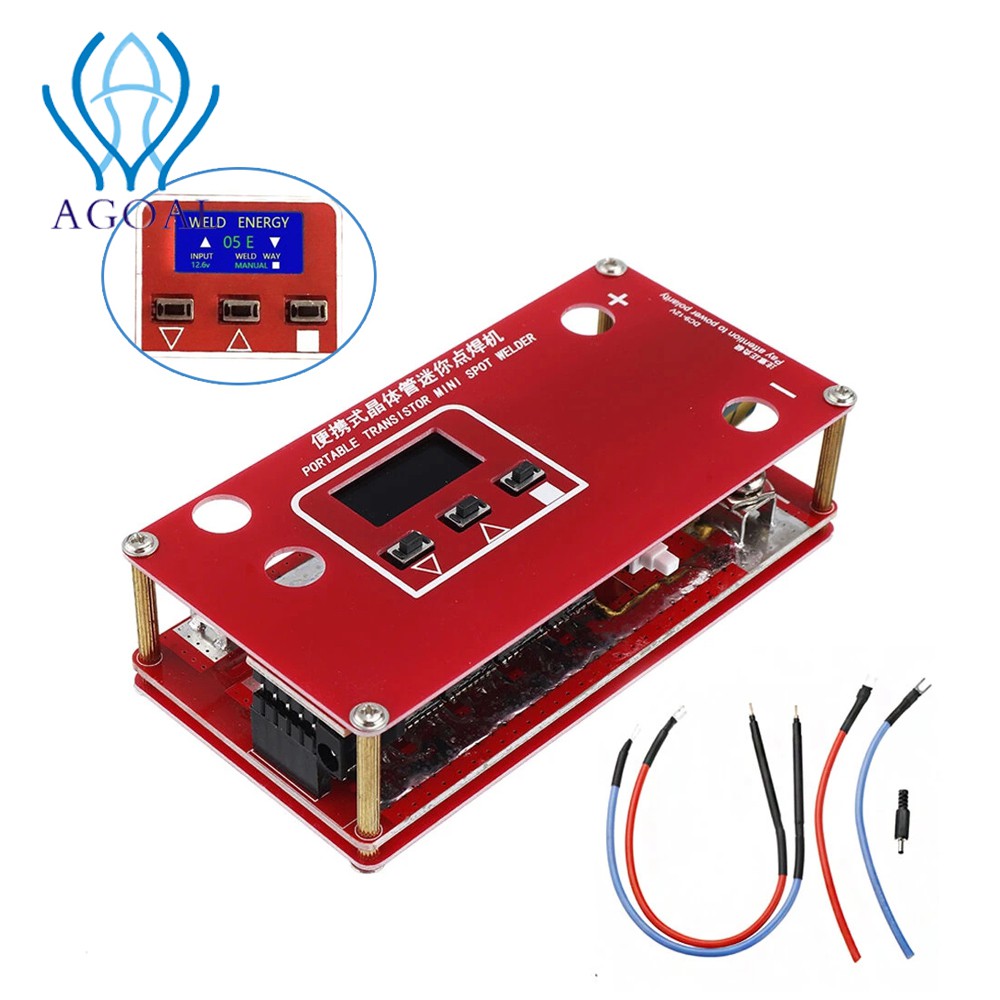 Máy Hàn Mini Cầm Tay 18650 Kèm 2 Dây Nguồn
