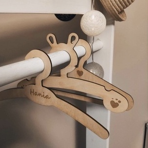 Móc áo gỗ hình gỗ nghĩnh cho bé