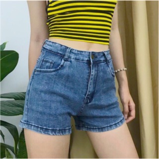 [Phom Siêu To 32~36] Quần Short Jean Bigsize Co Giãn Mạnh - Lưng Cao