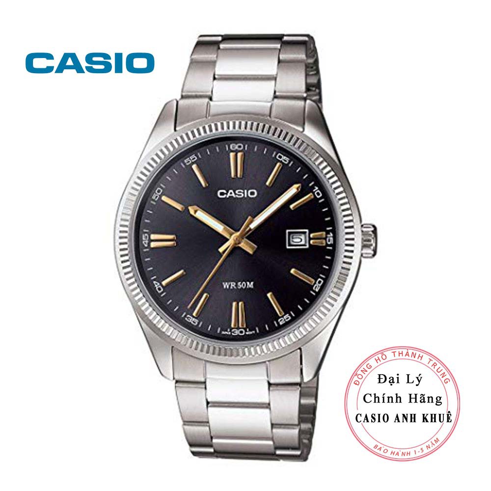 Đồng hồ nam Casio MTP-1302D-1A2VDF dây kim loại