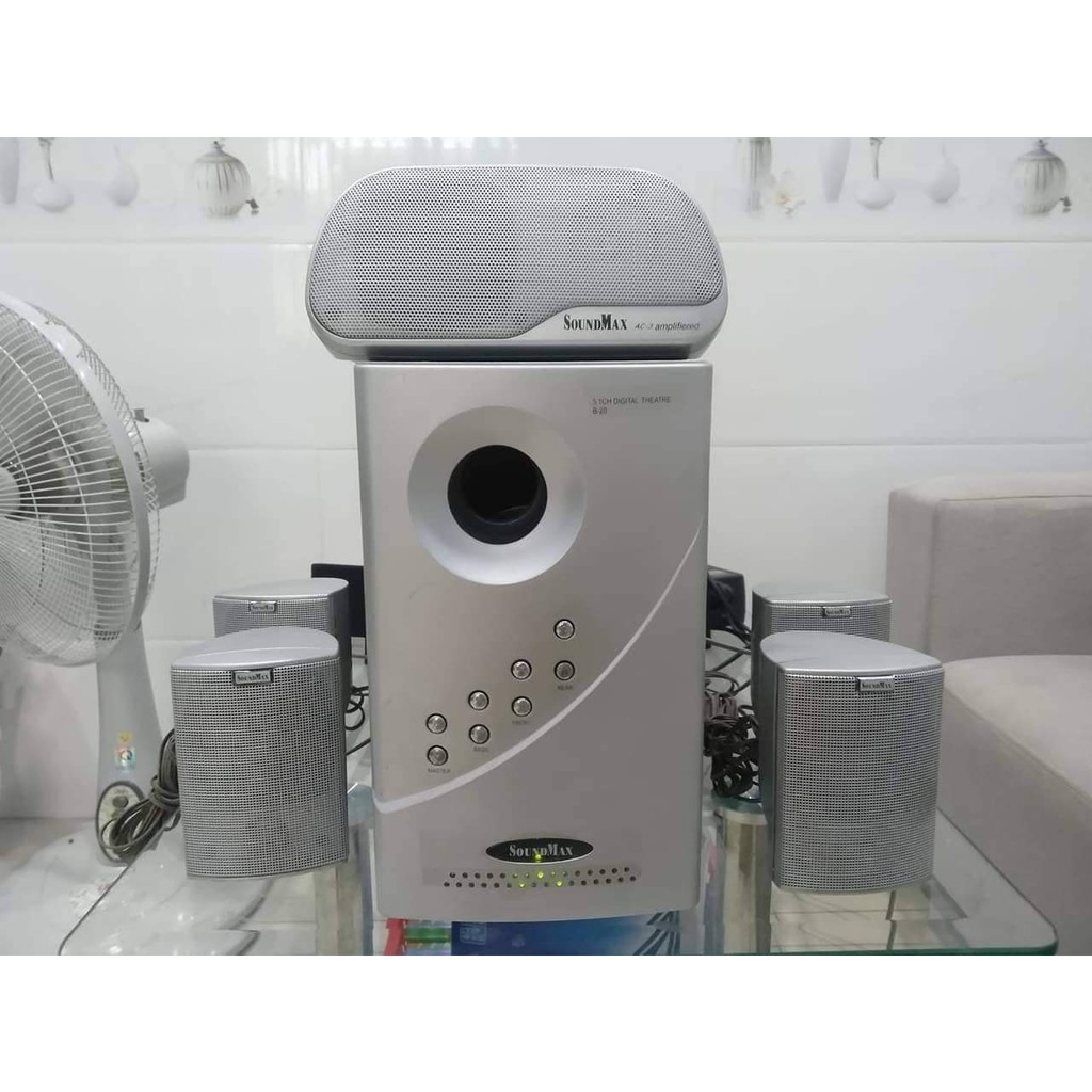 Loa vi tính soundmax B20 5.1 Đã qua sử dụng tặng jack 3.5 loại tốt