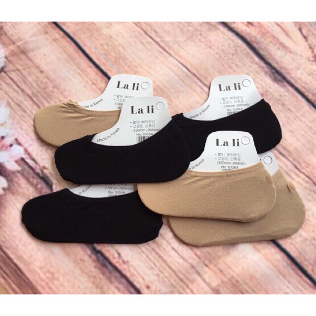 Set 5 Đôi Tất Hài Nữ Da Chân Siêu Dai