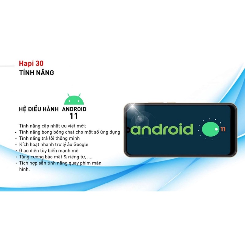Điện thoại Masstel Hapi 30  - Hàng Chính Hãng - Full hộp - Nguyên seal - Bảo hành 12 tháng