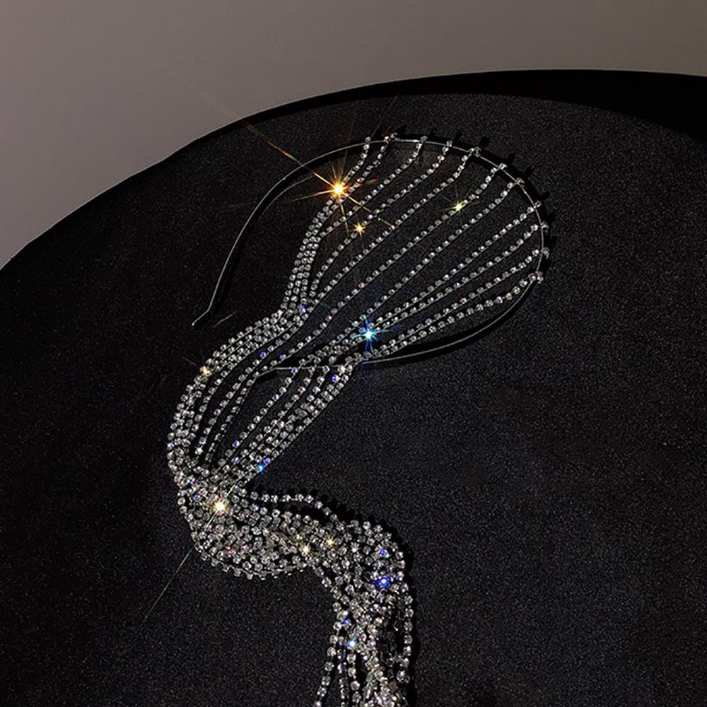 Cài Tóc Đính Hạt Lấp Lánh Trang Nhã Cho Nữ