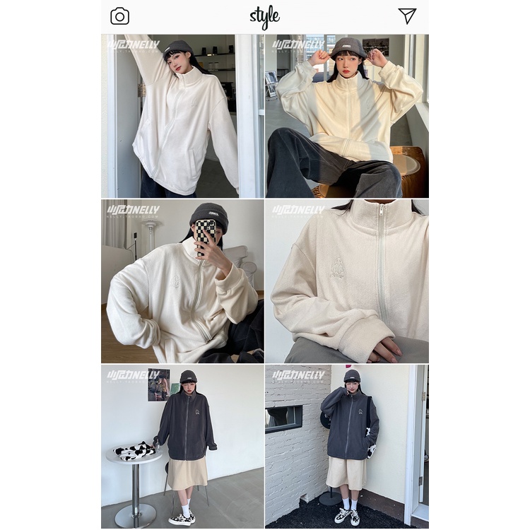 Áo khoác lông Nelly unisex mẫu mới 2022