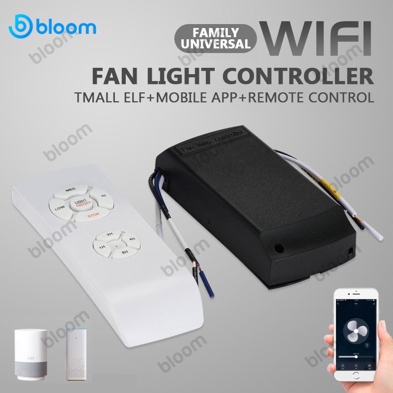 Tuya WIFI Thông Minh Quạt Trần Điều Khiển Ánh Sáng tuya/cuộc sống thông minh ỨNG DỤNG Tốc Độ Điều Khiển Từ Xa Chuyển Mạch Làm Việc Với Alexa Google nhà