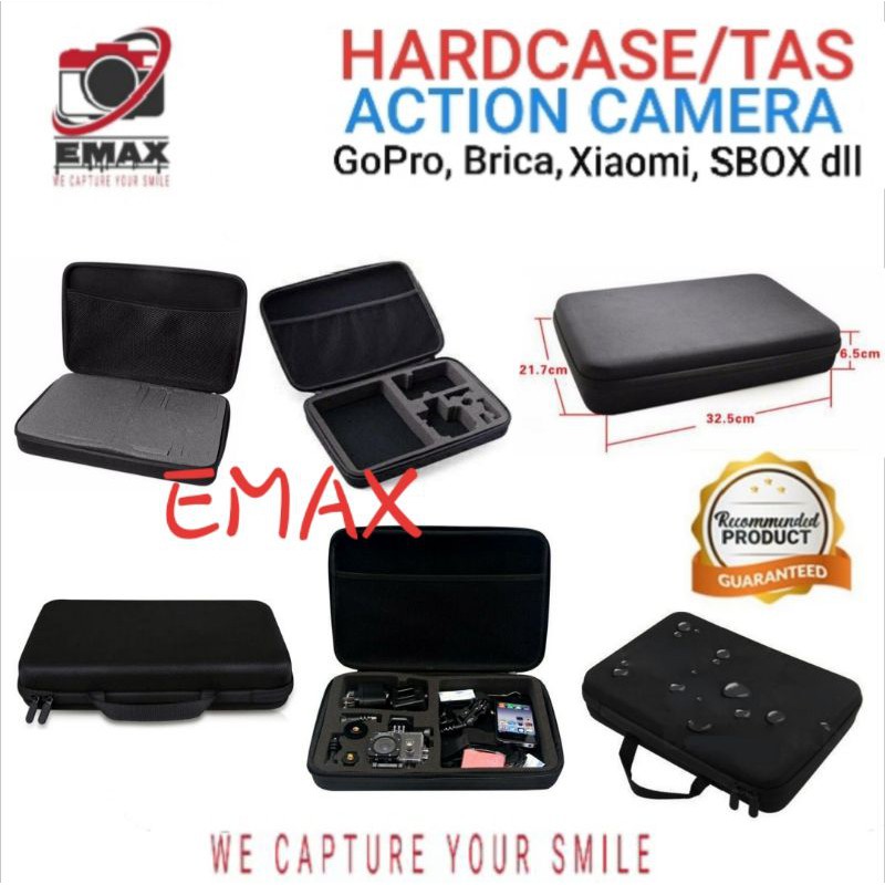 Cứng Hộp Đựng Camera Hành Trình GoPro Brica Xiaomi SBox Chống Sốc Chống Thấm Nước