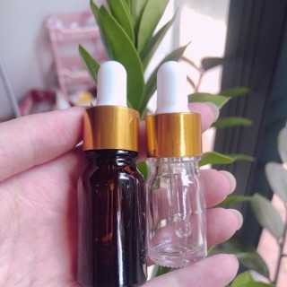 Chai tinh dầu nắp bóp, lọ thuỷ tinh đựng serum