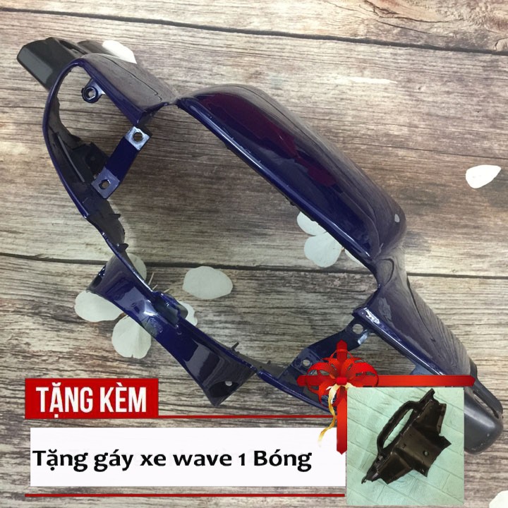 Ốp đầu đèn 1 bóng phanh Cơ + Gáy  xe Wave ZX, Wave 110, Wave Alpha 2002-2006