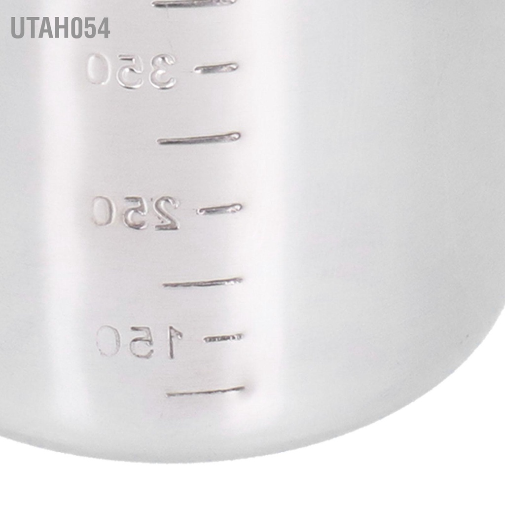 Utah054 Bình sữa đánh bọt pha cà phê bằng thép không gỉ với cân đo cho quán tiệc tại nhà