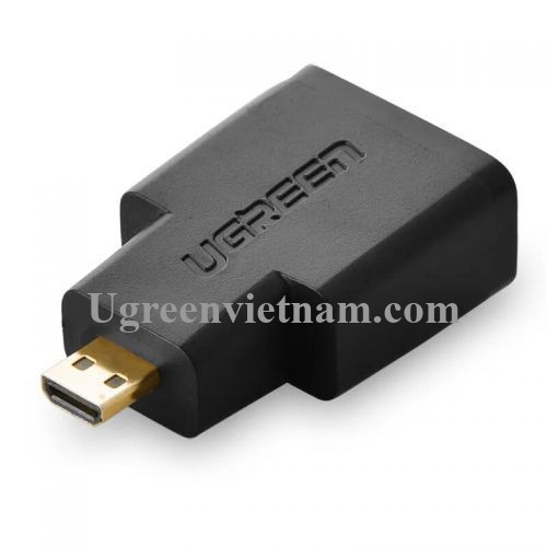 Đầu chuyển MICRO HDMI (dương) to HDMI (âm) adapter UGREEN 20106