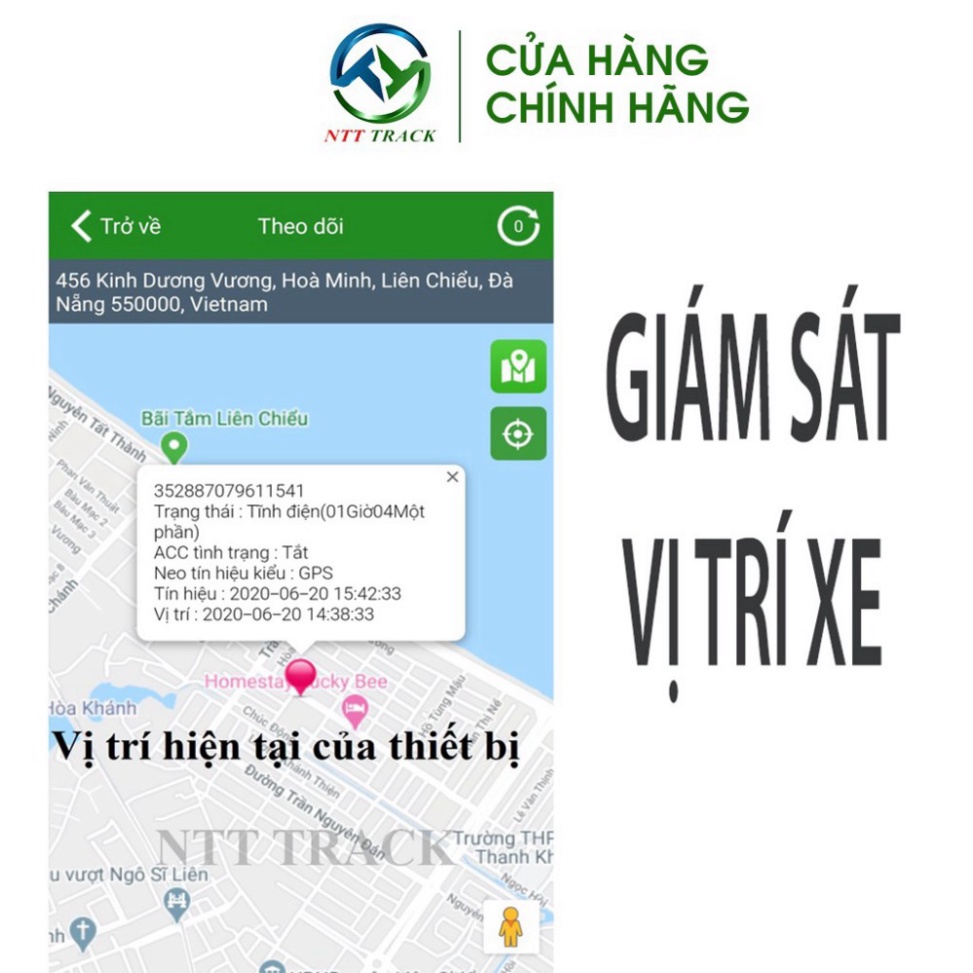 XẢ LỖ * Định vị GPS chống trộm xe máy ô tô ưu đãi mua kèm sim 4G chính hãng NTT02 - NTT Track # XẢ LỖ